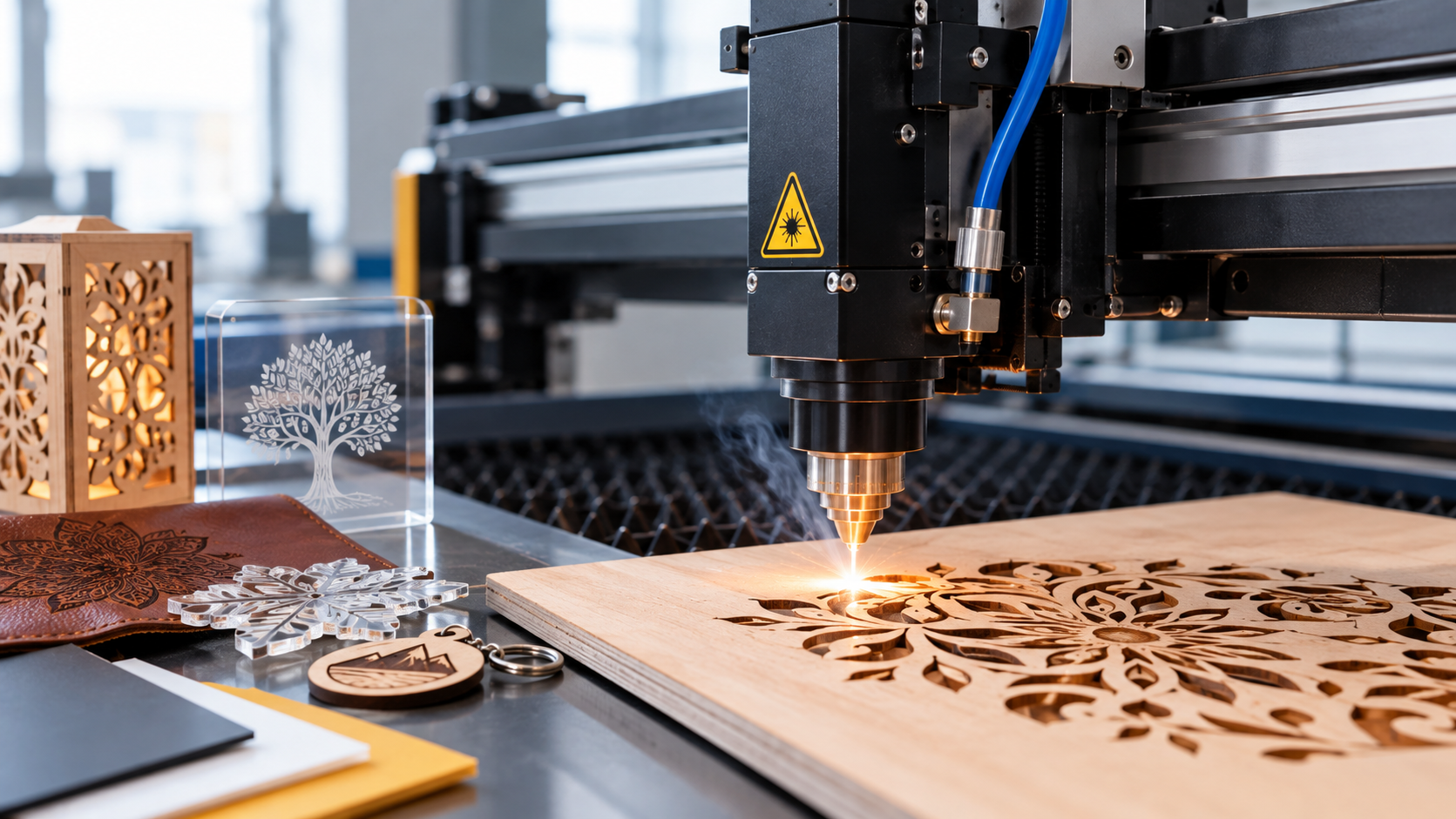 ماكينات CO2 Laser: الدقة والاحترافية في قص وحفر غير المعادن